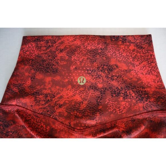 Lululemon W5CVNS Women's Sz 0 Red *Lunar New Year Align Pant 28" Tights - Picture 6 of 11